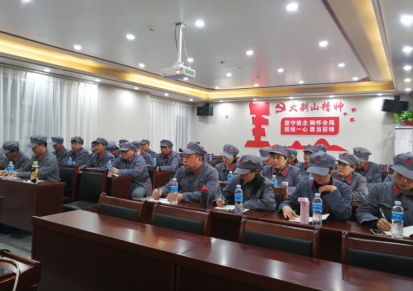 建党100周年公司组织赴大别山党史学习教育